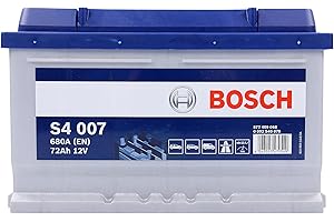 Bosch S4007 - Batterie Auto - 72A/h - 680A - Technologie Plomb-Acide - pour les Véhicules sans Système Start/Stop