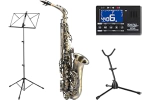 Classic Cantabile Winds AS-450 Antique Yellow Alto Saxophone SET