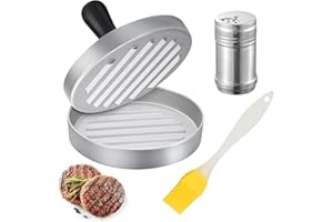 LDBKLGHJ Presse à Steak Haché Multifonctionnelle – Stampo Hamburger et Stampo Per Hamburger pour Viande Hachée, Pressa Hamburger et Hache, Presse Burger de qualité supérieure et Moule à Steak Haché