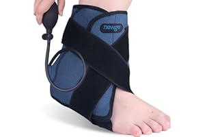 ‎NEWGO NEWGO Knöchel-Eisbeutel, Kompressions-Fuß-Eisbeutel für Knöchelverletzungen, Pump it Up Hot Cold Therapy Gel-Kältepackung für Plantarfasziitis, Schmerzlinderung, verstauchter Knöchel