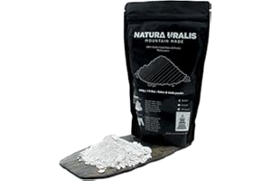 Natura Uralis Premium Belgorod Escamas de Tiza | 500g de Escamas de Tiza Blanca - Crujido Asombroso, Textura Terrosa, Aterciopelada y Firme que Satisface, Sensación ASMR, Carbonato Cálcico Natural