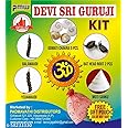 Pmw - Devi Sri Guru ji Kit- Devil's Pod - 2 Pcs - Balamudi Yedamudi - 1 Each - Gomti Chakra -5 Pcs - 1 Sanku - 1 Pouch