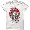 Quote Marshals Game of Thrones(GOT) Mother of Dragons Round Neck White Cottan T-Shirt for Men's