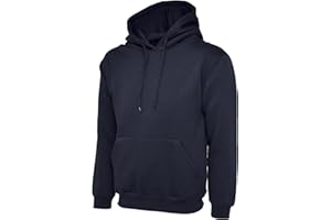 Mad Ink Mens Classic Plain Pullover Hooded Sweatshirt Hoodie Sweater (22 Colours)