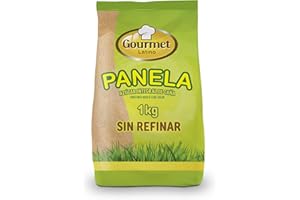 GL GOURMET LATINO Panela Pulverizada - 1 kg - Rica en Vitaminas y Minerales - Ayuda a Mejorar tu Rendimiento Físico - Azúcar Integral de Caña Sin Refinar - Ideal para Repostería - Gourmet Latino
