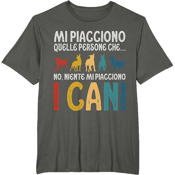T-shirt Donna Moonworks 'Mom Of Dogs' - Maglietta Divertente Con Cani, Cotone Nero