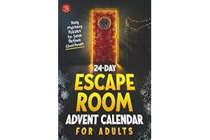 24-Day Escape Room Advent Calendar for Adults: Daily Mystery Puzzles to Solve Before Christmas