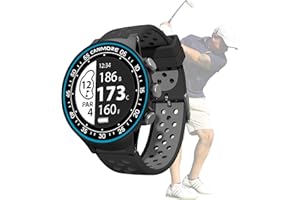CANMORE TW411 - Reloj GPS de golf con rastreador de fitness, más de 41,000 cursos mundiales precargados, chip IC mejorado, azul