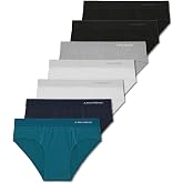 FM London Pack of 7 Men's Essential Briefs &ndash; Men's Briefs Modern and Tagless &ndash; Pack of Cotton Rich Briefs with Elastic Waistb
