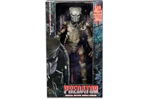NECA NECA51527 - Predator 1987 Jungle Hunter skala 1/4 45 cm Deluxe Action figurka z diodami LED Strictly limitowana edycja One-Run Edition