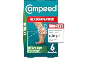 ‎COMPEED Compeed Blasenpflaster Extreme – Hydrokolloid-Pflaster für extra starken Schutz bei Blasen an den Fersen, 6 Pflaster