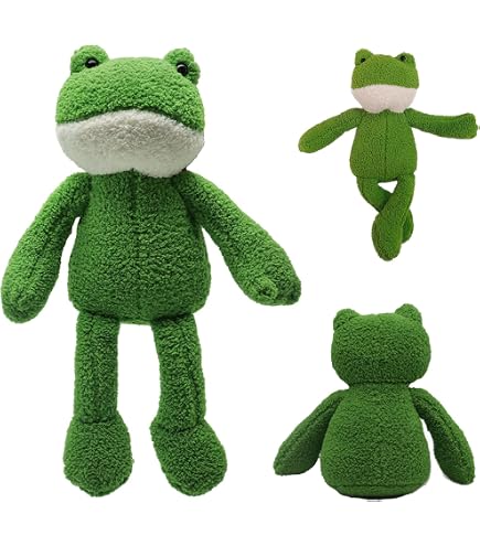 Peluche Rana Mr Frog 28cm - Giocattolo Morbido Fatto A Mano In Ucraina - Foto 3