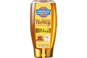 American Harvest Pure & Natural Honey Down Squeeze, 500 Gm | Dairy, Nut, Gluten-Free | Pure & Certified