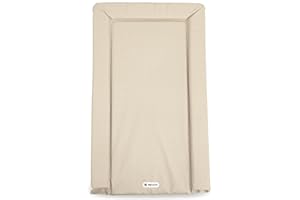 My Babiie Changing Mat - Padded, Waterproof, Raised Edges, Easy Wipe Clean, Baby Nappy Change Mat - Oatmeal Herringbone