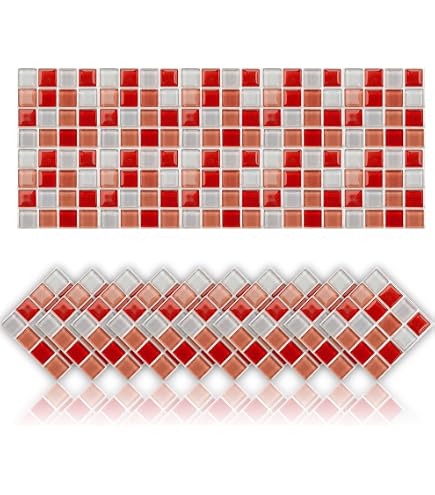 Déco Adhésive Pour Carrelage – Carreaux De Ciment Style Vintage, 15x15 Cm – Facile à Poser, Lavable