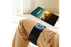 MAGJIEYX Magnetischer Tablet Halter für Oberschenkel, Tragbar Kneeboard für Piloten Zuhause Büro Kreativen Starker Magnet & 2 Verstellbare Gurte für iPad Pro Air Mini alle Tablets Smartphones