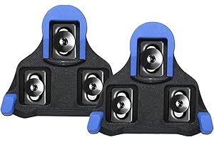TacoBey Cales de pédale de vélo, Crampons de pédales compatibles avec Shimano SPD SL SM-SH10/SH11/SH12, pour intérieur et extérieur