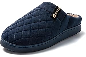 JOMIX Zapatillas Casa Hombre Invierno Otoño Cómodas Pantuflas Hombre Cerradas de Felpa Calientes Zapatillas Hombre Casa Suaves Hogar Casa
