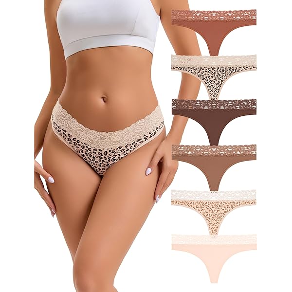 mimosso Dames Tanga van biologisch katoen 5-pack