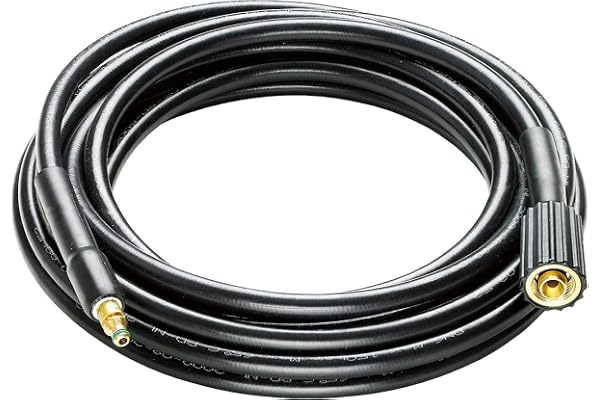 YUET 15 m/49 ft flexibel reservslang snabb anslutning ersättning M22 förlängningsslangar för Nilfisk högtryckstvättar C100, C100.5, C100.7, C105, C110, C120, C130