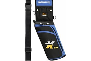 Sunya Bogenschießen köcher für Pfeile. Inklusive praktischer Taschen und Nylongürtel.