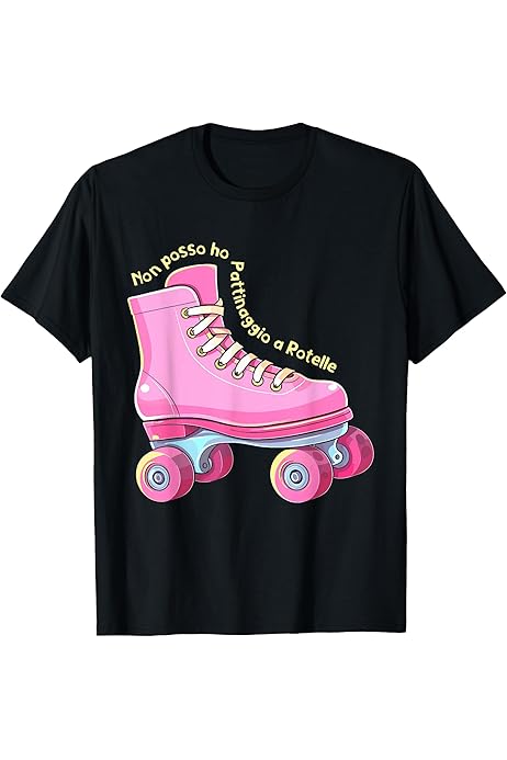 Pattinaggio Artistico Maglietta My Life Rotelle T-shirt