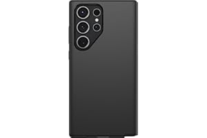 ‎OTTERBOX OtterBox Symmetry Etui do Galaxy S23 Ultra, Wstrząsoodporny, Potrójnie Przetestowane Zgodnie ze Standardami Wojskowymi, Ochrona Antybakteryjna, Czarne, Bez Opakowania Detalicznego