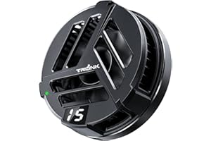 Magnetyczna chłodziarka do telefonu TRILINK z ładowaniem bezprzewodowym, wentylatorem do telefonu iPhone/Android/iPad/tablet, kompatybilna z iPhone 12/13 MagSafe — diody LED RGB — uniwersalny zacisk