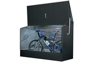Tepro Trimetals Metallgerätehaus Fahrradbox für bis zu 3 Fahrrädern, anthrazit
