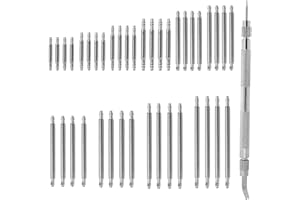 Sliverdew zestaw do naprawy paska do zegarka - 41 sztuk teleskopów ze stali nierdzewnej do zegarka (8-26 mm)
