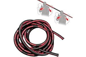 BULL DOZA FIGHT WEAR Pro Slip Rope - 6 Meters - Knotts to Ring Posts - Defence Tool - Elastic - Durable - Thick (1cm) - Boxing - MMA - Don’t Get Punched - Slip Line