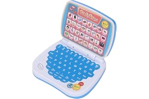 PUNELE Kids' Learning Laptop - Folding Machine with Arabic Islamic Education & Reading Features, Educational Toy for Kids