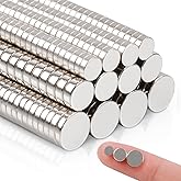 MAGXCENE 330 Stück Mini Magnete Stark Klein Rund Magnete, Neodym Magnete Kleine Magnete 3 Größe 100 Stück 5x1mm 110 Stück 4x1