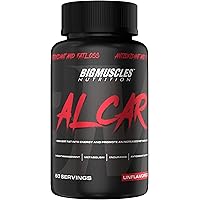 Bigmuscles Nutrition ALCAR (ACETYL L-CARNITINE 1000mg Per Serving) | 60 Servings | Weight Loss | Natural Fat Burner | Muscle Recovery | Memory & Focus - Zero Fillers | Lasts 60 Days