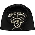 Avenged Sevenfold Beanie Hat Cap Death Bat Shield Logo Official Black Jersey Size One Size, Black, One Size