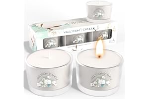 VALLYDOM Scented Candles Gifts for Women, 3 Warm Cotton Candle Gift Set, Votive Soy Candle Set for Birthdays, Weddings, Christmas