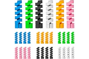 SAVITA 30pcs Protecteur de Câble de Chargeur, Silicone Protège Câble Protecteur Chargeur Flexible Protecteur de Câble Spiralé pour Téléphones Ordinateurs Portables Câbles de Données (6 Couleurs)