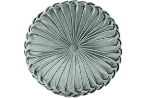 aromm Redondo Cojines para Silla Cojín del Asiento Espuma Viscoelástica Waschbar para Madera o Taburetes Metálicos Verde Claro