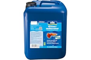 Söll 12636 Aqua 2,5 litri per 10.000 litri di acqua dell'acquario – Pulizia dell'acqua per acqua di rubinetto in acquari d'acqua dolce grazie al legame di sostanze nocive e vitamine aggiuntive