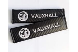 PROTREX UK Carbon Fibre Effect Racing Style Seat Belt Pads. Corsa Astra Adam Grandland Insignia Mokka Movano Vivaro Zafira