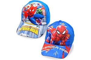 MIOTLSY Casquette Chapeaux Enfants 2 pcs Chapeau De Soleil, Casquette de Baseball,Casquette pour Enfant Fille et garçon en 100% Coton avec Fermeture Velcro