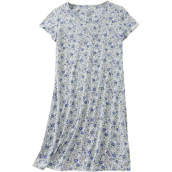 Camisón De Algodón Para Mujer Talla Grande, Manga Corta, Ligero Y Cómodo, Ideal Para Dormir O Estar En Casa, Varios Colores