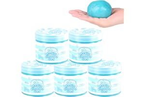 DURONGE Tastatur Reinigungsgel, 5 Stück Staubreinigungsgel, Universeller Staubreinige, Reinigungsknete for Cars Vents, Laptops, Computers, Fernbedienung, Printers - Blau