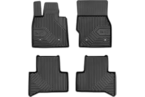 SMK Tappetini auto gomma per Alfa Romeo Stelvio dal 2016 Sperimentate un nuovo standard di viaggio con i tappeto gomma antiscivolo per auto - tappeto gommato multistagionali per tutte le condizioni st