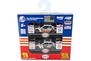 Lionel Racing Chase Elliott/Dale Earnhardt Jr 2024 Darlington Throwback 2-Car Diecast Set 1:64 Scale