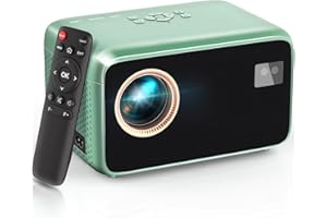 YOOYAA 【Autofokus/Trapezkorrektur 6D/4P】Beamer 4K Unterstüt WiFi6 Bluetooth, 18000L Native 1080P Full HD Mini Beamer mit 50% Zoom, 300" LED Tragbar Projektor Kompatibel mit Smartphone/HDMI/USB/Fire TV Stick