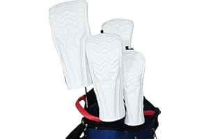 Hauni Golf Club Headcovers Numbered 1, 3, 5,X Fits Oversized Drivers and Fairway HeadCovers Fits 460cc Drivers