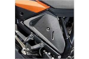 FATExpress 1 Pair Radiator Side Frame Panels Carbon Fairing Cover Guard Heat Shield Protection Heat Deflector Compatible for K-T-M 1050 1090 1190 1290 Adv Super Adventure R/S Left Right Accessories