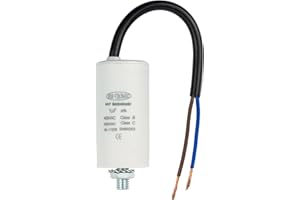 EDI-TRONIC Kondensator rozruchowy kondensator silnikowy kondensator roboczy kabel 1µF 450 V