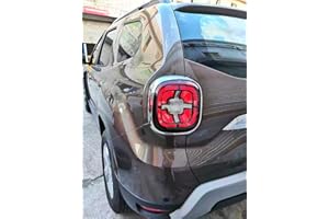 GENETICS YGAODWQ para Renault Dacia DUSTER 2018-2021 accesorios cromados para marco de luz trasera trasera exterior cromado, 2 piezas